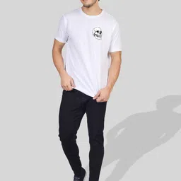 Greylongg Men Printed Applique T-shirt image 5