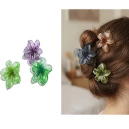 HANDBAG COLLECTION Women Set of 4 Claw Clip image 4