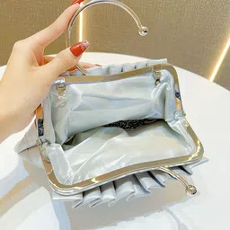 bebe Textured Handheld Bag image 4