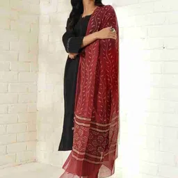 TURITY Women Ethnic Motifs Regular Thread Work Kurta with Churidar & With Dupatta-picture-19