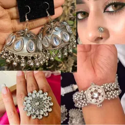 ISLANA Dome Shaped Jhumkas Earrings image 5