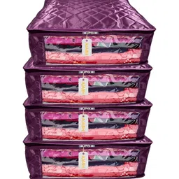 Ajabh Purple Set of 4 Regular Drawer Organiser Organisers-picture-40