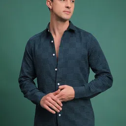 Voroxy Men Relaxed Opaque Casual Shirt-picture-38