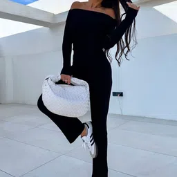 Mast & Harbour Off Shoulder Top With Trousers Co-Ords-picture-27