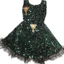 kids fashion hub Print Fit & Flare Dress-picture-50