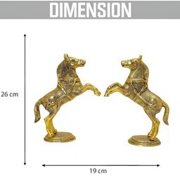 INTERNATIONAL GIFT Gold-Toned Figurine Showpiece image 3