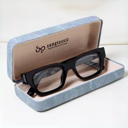 SUNGLASSIC Unisex Square Sunglasses with UV Protected Lens image 3