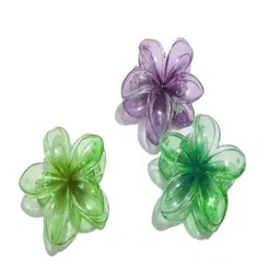 Watch junction Women Set of 3 Flower Shape Claw Clip-picture-41