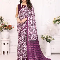 Styleveda Ethnic Motifs Printed Saree-image-1
