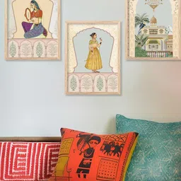 WALLLANE 3 Piece Framed Religious Theme Home Decor Wall Art-picture-21