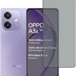 SPRITZEN Edge To Edge Tempered Glass for Oppo A3x 5G, Oppo A3 5G, Privacy Glass-picture-20