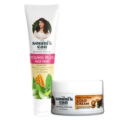 THE SOUMI'S CAN PRODUCT Young Plus Face Wash 100ml & Shea & Cocoa Cold Cream 50ml-picture-26