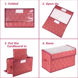 Aura Maroon & Beige Regular Multi-Utility Organisers image 2