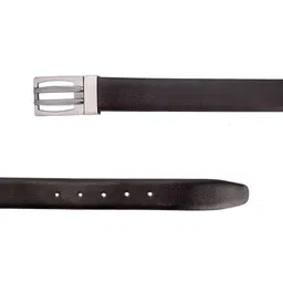 WINSOME DEAL Men Push Pin Closure Textured Formal Belt image 4