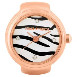 JOKER & WITCH Women Dial & Stainless Steel Bracelet Style Straps Analogue Watch Ring image 2