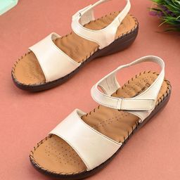 pelle albero Women Leather Open Toe Comfort Heel Sandals-picture-34