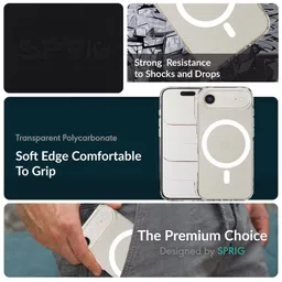 SPRIG Solid Printed Back Case Mobile Accessories image 2