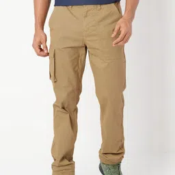 Wildcraft Men Regular Fit Flat-Front Easy Wash Cargos Trousers-image-17