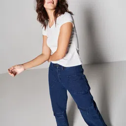 SOTBELLA Women High-Rise Mildly Distressed Jeans-picture-40