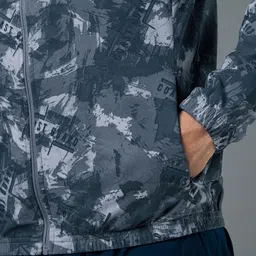 Technosport Men Floral Lightweight Training or Gym Sporty Jacket image 5