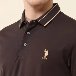 U.S. Polo Assn. Men Polo Collar Pockets Slim Fit T-shirt image 4