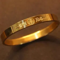 APUNKA D FASHION Gold Stainless Steel Bracelet image 4