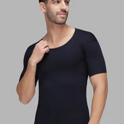 Amul Comfy Men Pack Of 5 Assorted Cotton Innerwear Vests With Sleeve-picture-37