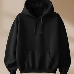 Cool Plus Men Printed Hooded Sweatshirt image 4