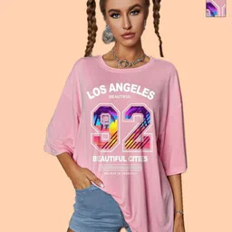 Dreambe Women Typography 2 Printed Applique T-shirt-picture-37