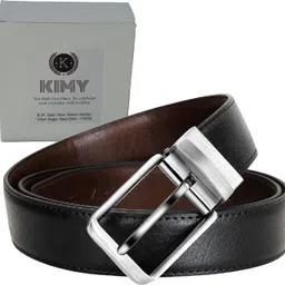 kimy Men Casual, Evening, Formal, Party Multicolor Artificial Leather Reversible Belt image 2