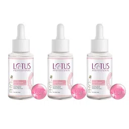 Lotus Professional 3Pcs PhytoRx AHA+BHA Booster Face Serum with Glycolic Acid - 30ml Each image 1