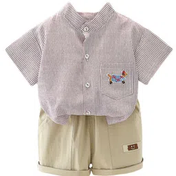 StyleCast x Revolte Boys Printed Shirt with Shorts-picture-34