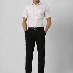 Van Heusen Men Regular Fit Spread Collar Geometric Printed Cotton Formal Shirt image 3