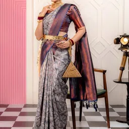 ZIKARAA Floral Saree-picture-16