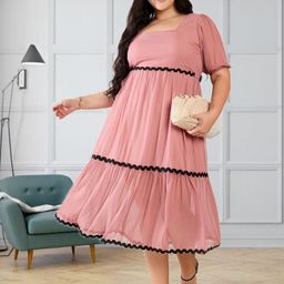 Sztori Georgette Fit & Flare Midi Dress-picture-6