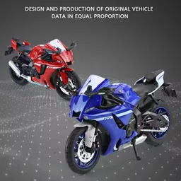 ignite R1 Bike Toy 1:12 Scale Alloy DieCast Metal Light Music Toy for Kids image 2