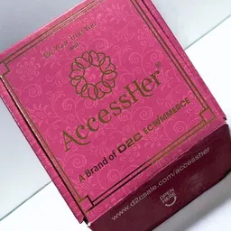 AccessHer Gold-Plated Artificial Stones Studded And Beads Stud Nosepin image 2