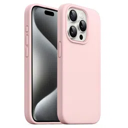 LIRAMARK Solid Printed iPhone 15 Pro Max Back Case Mobile Accessories image 1