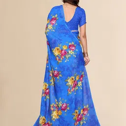 Moda Rapido Floral Printed Saree image 5