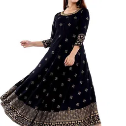 BABA KURTI Women Black Kurtas-picture-28