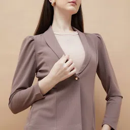 CODE by Lifestyle Tailored Shawl Collar Jacket with Embroidered-picture-24