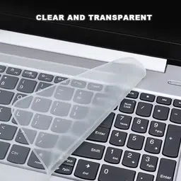 sohil Silicon keyboard protector/skin cover 15-17 inch |Waterproof|Anti-Dust| Laptop Keyboard Skin image 4