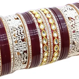 shiv supplier Silver, Plastic Zircon Chudas-picture-11