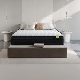 Wakeup India White & Black Quilted Riserox Luxe Comfort Pocket Spring Queen Mattress-picture-17