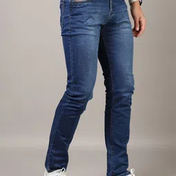 V-Mart Men Slim Fit Light Fade Jeans image 5