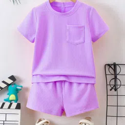 Thiya Kids Round Neck T-shirt With Shorts-picture-31