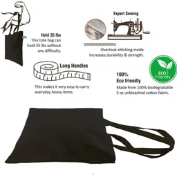 prageet Women Black Tote image 2