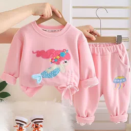 LULU & SKY Girls Printed Night suit-picture-45