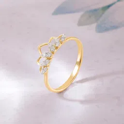 Mia By Tanishq Women 14Kt Gold Finger Ring With 0.11 Carat Diamond - 1.45 g-image-54