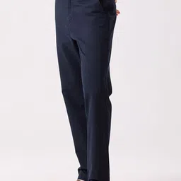 MH&Y Men Comfort Everyday Essential Relaxed Fit Mid-Rise Chino Trouser image 2